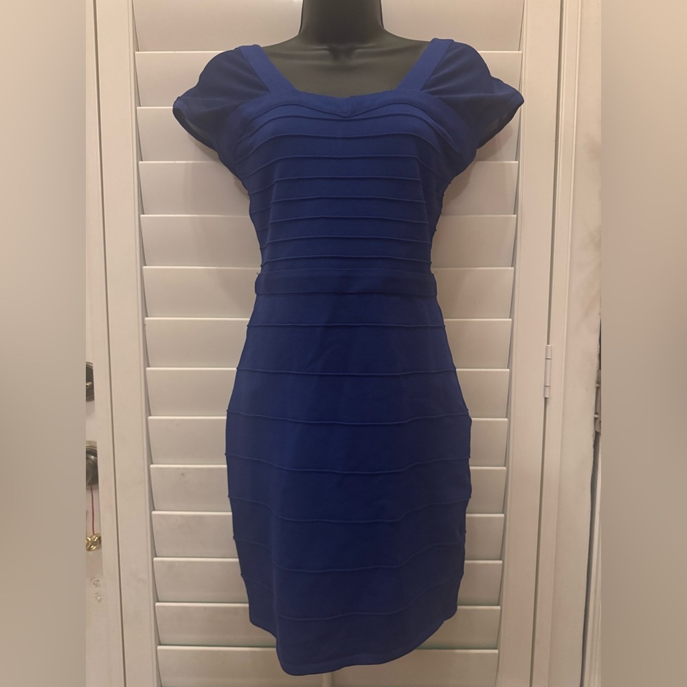 Forever 21 Bodycon Dress-Royal Blue- Size M